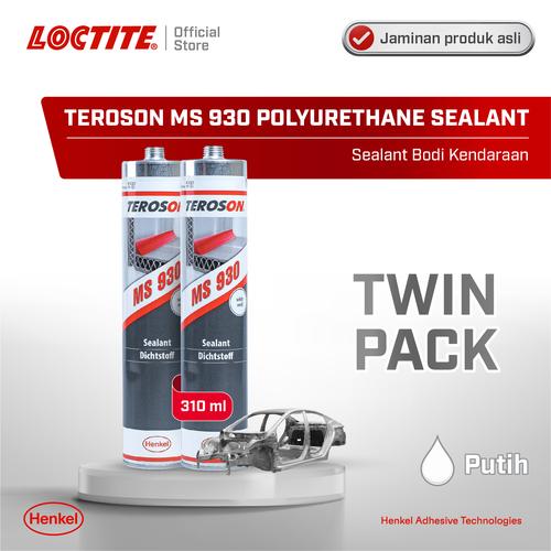 [EZM.6100064] Henkel TEROSON MS 930 Polyurethane Sealant Kaca 310 ml PUTIH Twin Pack