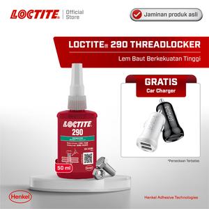 [EZM.6100103] Henkel LOCTITE 290 THREADLOCKER Lem Baut 50 ml + Car Charger