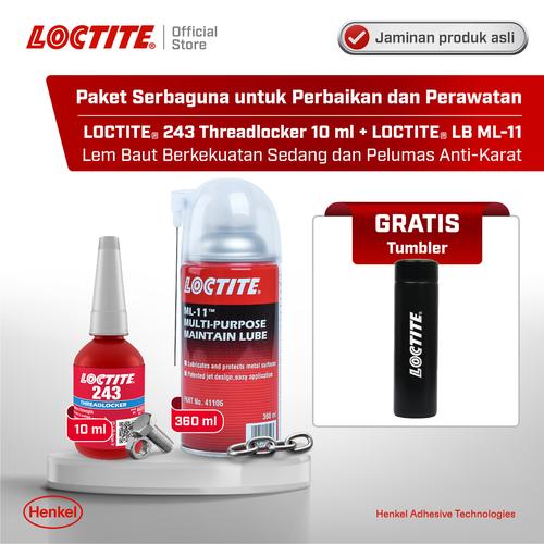 [EZM.6100114] Henkel LOCTITE 243 THREADLOCKER + LB ML-11 MULTI-PURPOSE LUBRICANT