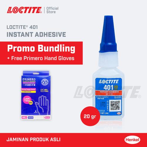 [EZM.6100138] Henkel LOCTITE 401 INSTANT ADHESIVES Surface Insensitive Free Glove