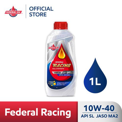 [EZM.10900002] FEDERAL RACING 10W-40 1L - Oli Motor Non Matic