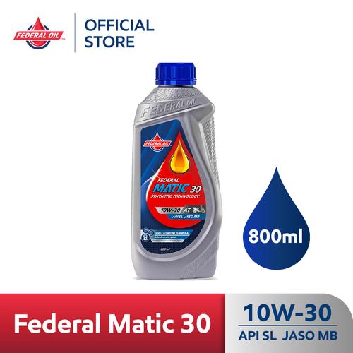 [EZM.10900007] FEDERAL MATIC 30 10W-30 0.8L 800ml - Oli Motor Matic AT