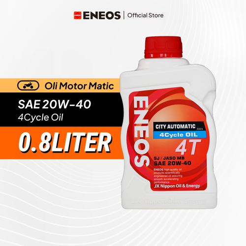 [EZM.1100018] Oli Mesin Motor 4T City Matic SAE 20W-40 SJ/MB Kemasan 0.8 Liter