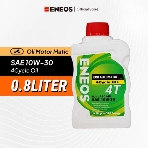 [EZM.1100019] Oli Mesin Motor 4T ECO Matic SAE 10W-30 SJ/MB Kemasan 0.8 Liter