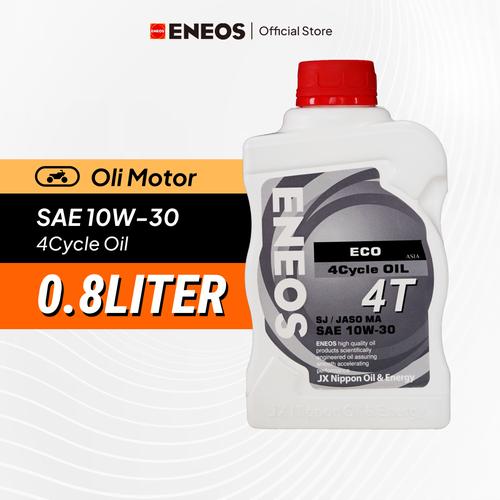 [EZM.1100021] Oli Mesin Motor 4T ECO SAE 10W-30 SJ/MA Kemasan 0.8 Liter