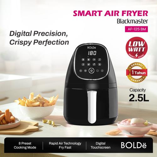 [EZO.4800006] BOLDe Smart Air Fryer Blackmaster - Air fryer 2.5L
