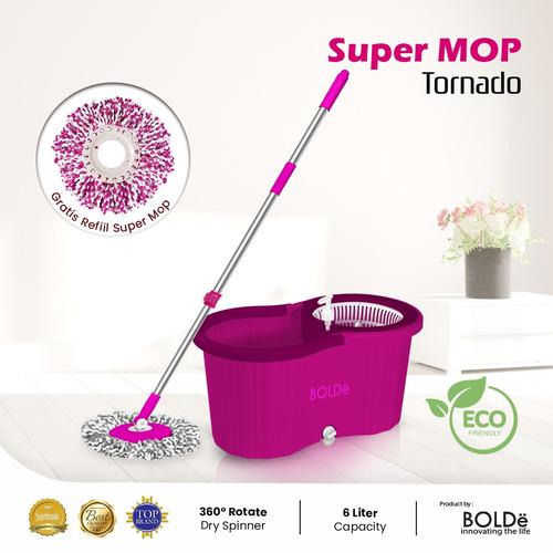 [EZO.4800015] BOLDe Super Mop Tornado (alat pel otomatis)