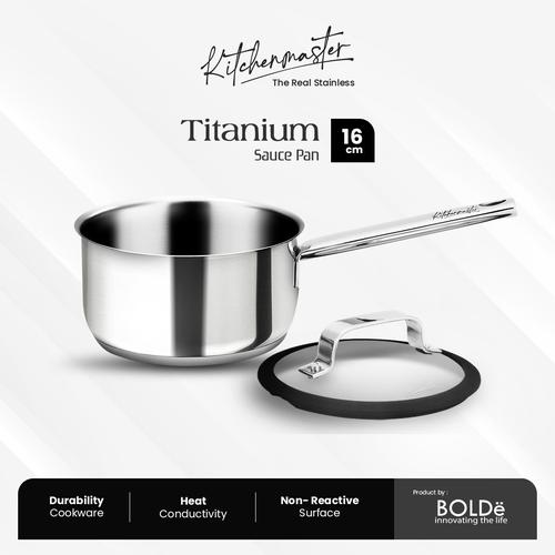 [EZO.4800016] Kitchen Master Stainless Steel Cookware -  Saucepan 16 cm