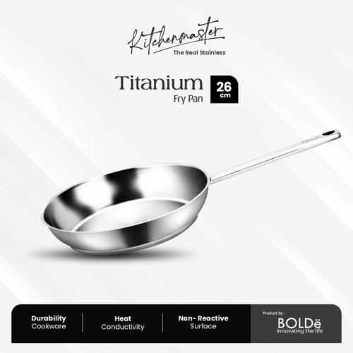 [EZO.4800017] Kitchen Master Stainless Steel Cookware -  Frypan 26 cm