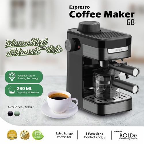 [EZO.4800028] BOLDe Expresso Coffee Maker G8 (Coffee Machine)