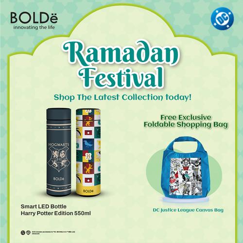 [EZO.4800039] BOLDe Smart LED Bottle Harry Potter Edition - Termos Suhu Temperatur