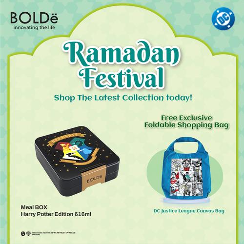 [EZO.4800040] BOLDe Meal Box Harry Potter Edition - 616ml (Kotak Bekal / Lunch Box)