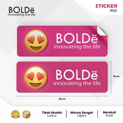 [EZO.4800079] BOLDe Sticker Uk 10 x 30cm
