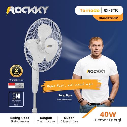 [EZO.4800080] Rockky Tornado Stand Fan 16 inch