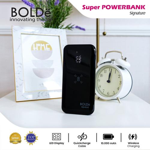 [EZO.4800093] BOLDe Super Power Bank Signature Wireless + LED