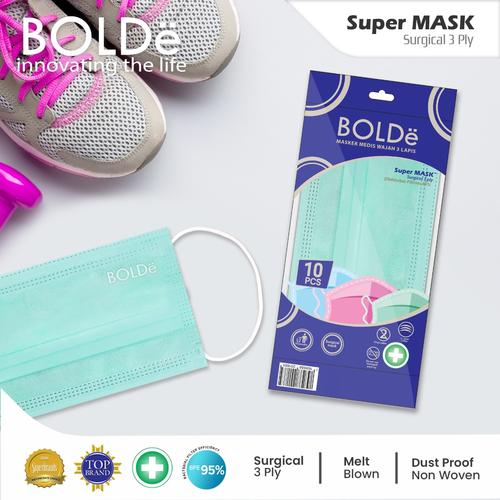 [EZO.4800106] BOLDe SuperSurgical Mask 3PLy 10PCS