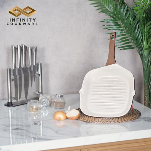 [EZO.4800111] Infinity GrillPan 28cm GOLD