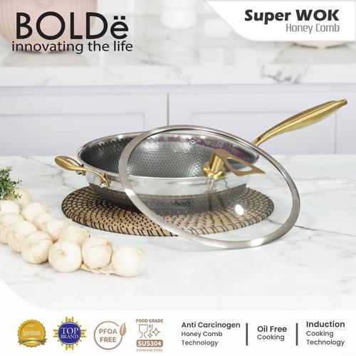 [EZO.4800117] Kitchenmaster Super WOK HONEYCOMB 32
