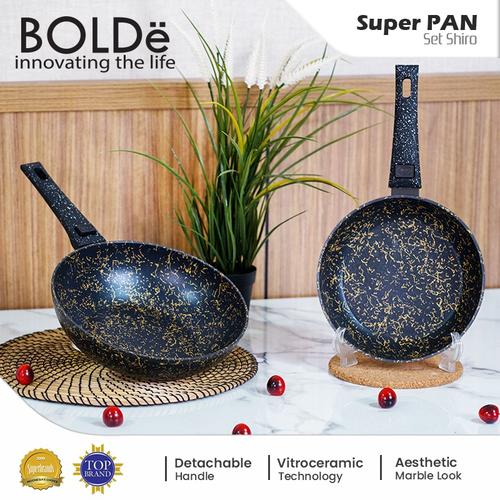 [EZO.4800134] BOLDe Super Pan Set Shiro 2 Pcs