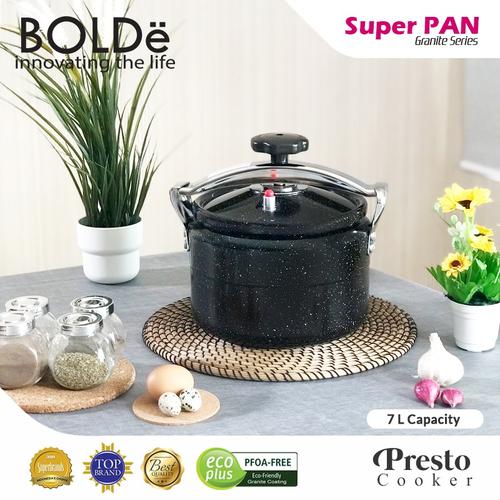 [EZO.4800154] Super Pan Presto 7L Granite Coating Black