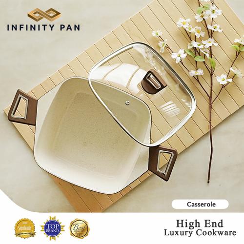 [EZO.4800160] INFINITY PAN CASSEROLE 24CM GOLD