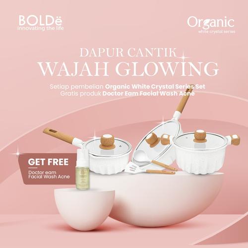 [EZO.4800169] Organic White Crystal Set FREE Doctor Eam Acne Facial Wash