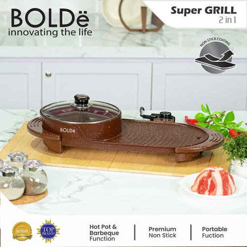 [EZO.4800171] BOLDe Super Electric Grill 2In1