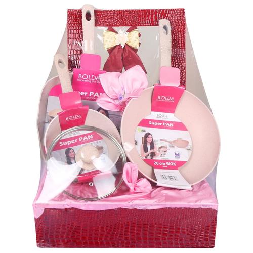 [EZO.4800208] BOLDe Super Pan Hampers Set Gold