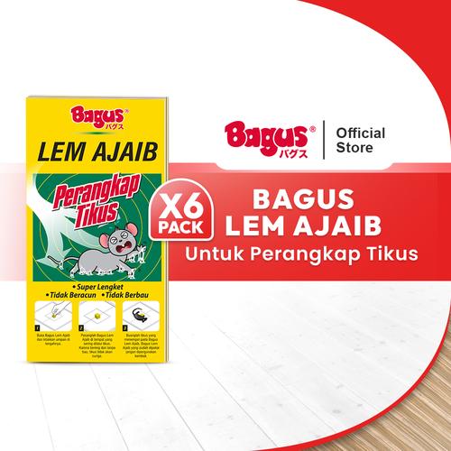 [EZO.9000011] bagus lem ajaib perangkap tikus - Lem Tikus - Isi 6pcs
