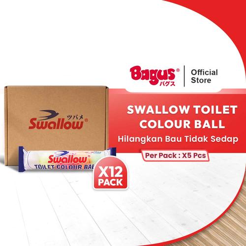 [EZO.9000014] 1 Lusin Swallow Kamper Toilet Colour Ball (5pcs / Pack)