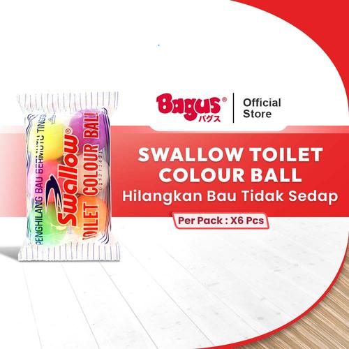 [EZO.9000034] Swallow Kamper Toilet Colour Ball (6 Pcs/Pack) - Anti Ngengat dan Penjamuran