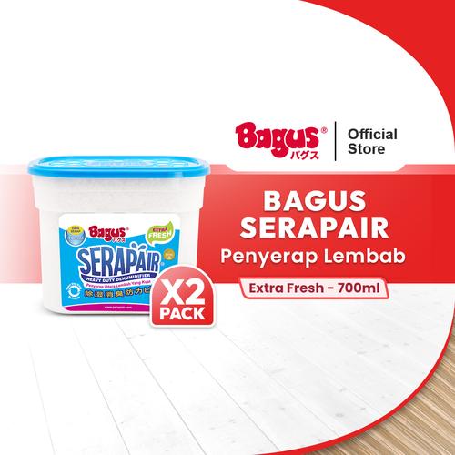 [EZO.9000227] TWIN PACK - Bagus Serapair Square Box 700 ml Extra Fresh