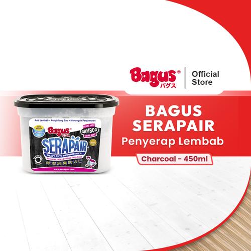 [EZO.9000302] Bagus Serapair Square Box 450 ml Charcoal