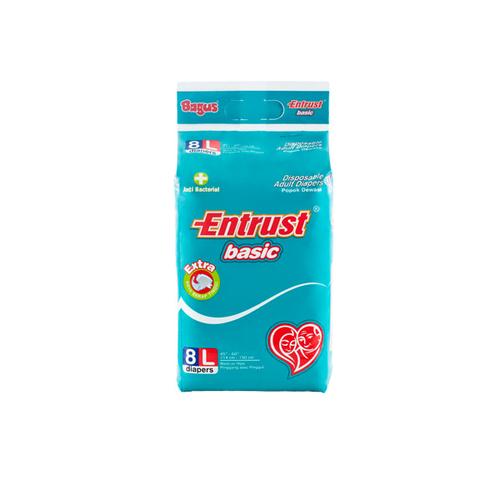 [EZO.9000401] Bagus Entrust Basic Adult Diapers (L)