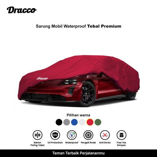 [EZO.4400066] DRACCO sarung mobil PORSCHE waterproof anti UV tebal CARPROOF cover mobil free tas simpan