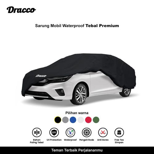 [EZO.4400071] DRACCO sarung mobil HONDA CITY waterproof anti UV tebal CARPROOF cover mobil free tas simpan