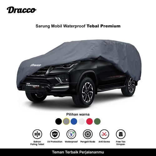 [EZO.4400086] DRACCO sarung mobil TOYOTA FORTUNER waterproof anti UV tebal CARPROOF cover mobil free tas simpan