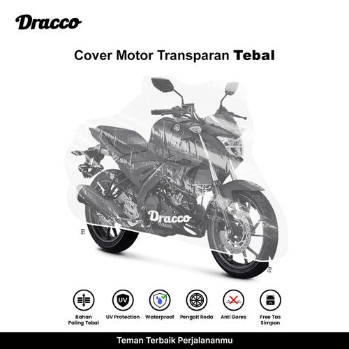 [EZO.4400109] DRACCO cover motor YAMAHA VIXION waterproof tebal transparan bening premium sarung motor VIXION