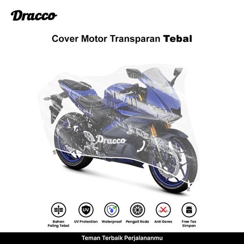 [EZO.4400125] DRACCO cover motor YAMAHA R25 waterproof tebal transparan bening premium sarung motor R25