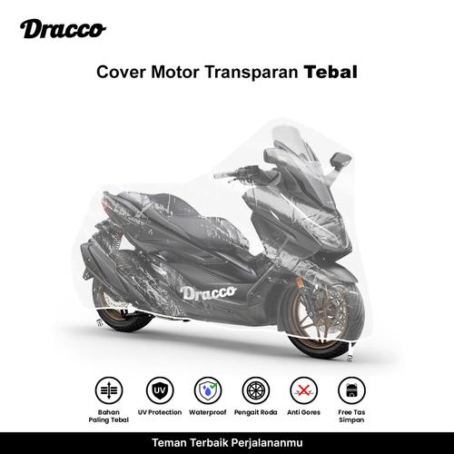 [EZO.4400144] DRACCO cover motor HONDA FORZA waterproof tebal transparan bening premium sarung motor FORZA