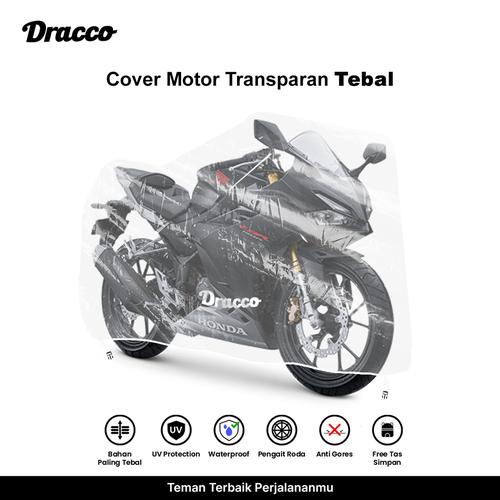 [EZO.4400148] DRACCO cover motor HONDA CBR waterproof tebal transparan bening premium sarung motor CBR