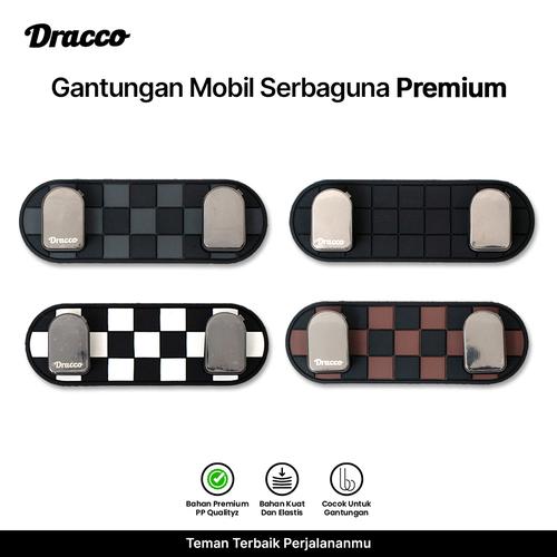 [EZO.4400161] DRACCO gantungan mobil serbaguna dashboard model lurus car organizer car hook hanger holder