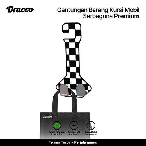 [EZO.4400166] DRACCO gantungan barang kursi mobil model T car organizer headrest mobil car hook hanger holder
