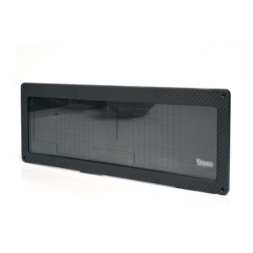 [EZO.4400275] DRACCO Cover tatakan dudukan tempat plat nomor mobil carbon hitam 2 pcs premium awet
