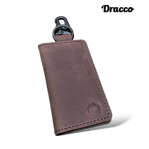 [EZO.4400447] Dompet STNK Mobil Motor Kulit Asli Dracco bonus box-dark brown