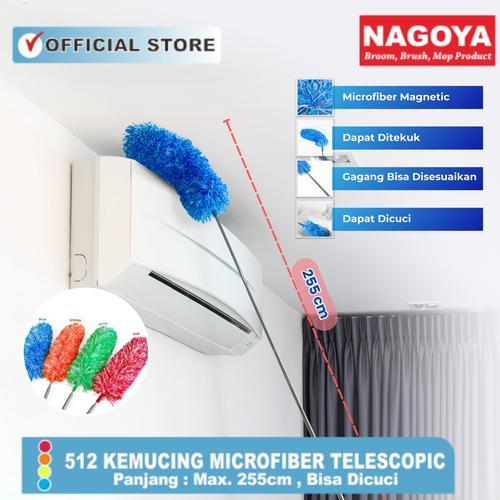 [EZM.8000001] NAGOYA Kemucing Microfiber Telescopic Panjang 255 Cm