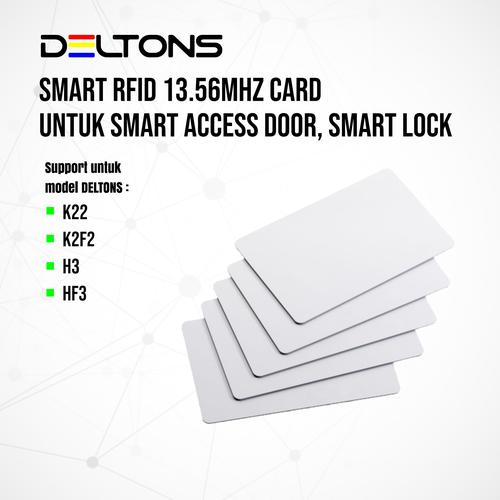 [EZO.7700016] Kartu Smart RFID 13.56MHz Card Untuk DELTONS Smart Access Door Smart Lock K22 K2F2 H3 HF3