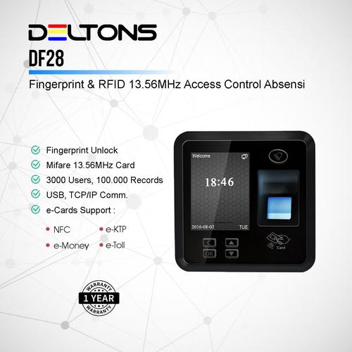 [EZO.7700055] Fingerprint and Card 13.56MHz Absensi Akses Door Access Control