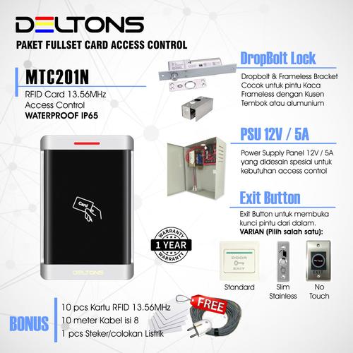 [EZO.7700061] Door Akses Access Control 13.56MHz RFID Card Waterproof Outdoor