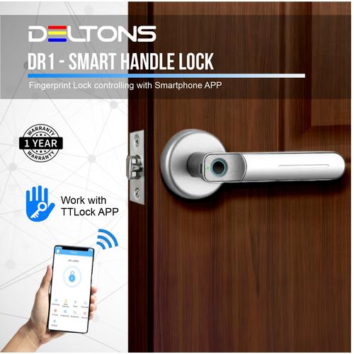 [EZO.7700101] Fingerprint Smart Lock DR1 Simple Handle Door Lock